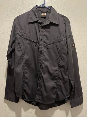 Dickies - Men's Gray Work Shirt